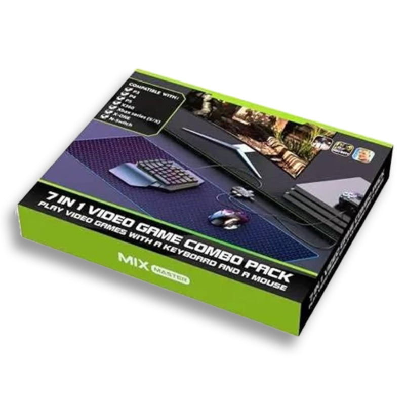 MIX master Convertor Set RGB Gaming Keyboard & Mouse Combo Pack for PS3 / PS4 / PS5 / Xbox One / Xbox Series S|X / Nintendo Switch MIXMASTER