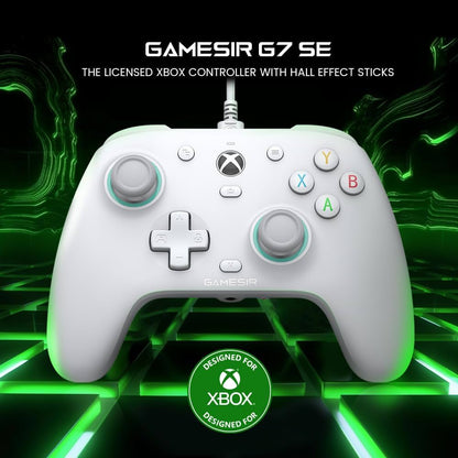 GameSir G7 SE Wired Controller for Xbox Series X|S, Xbox One & Windows 10/11, Plug and Play Gaming Gamepad with Hall Effect Joysticks/Hall Trigger, 3.5mm Audio Jack GAMESIR