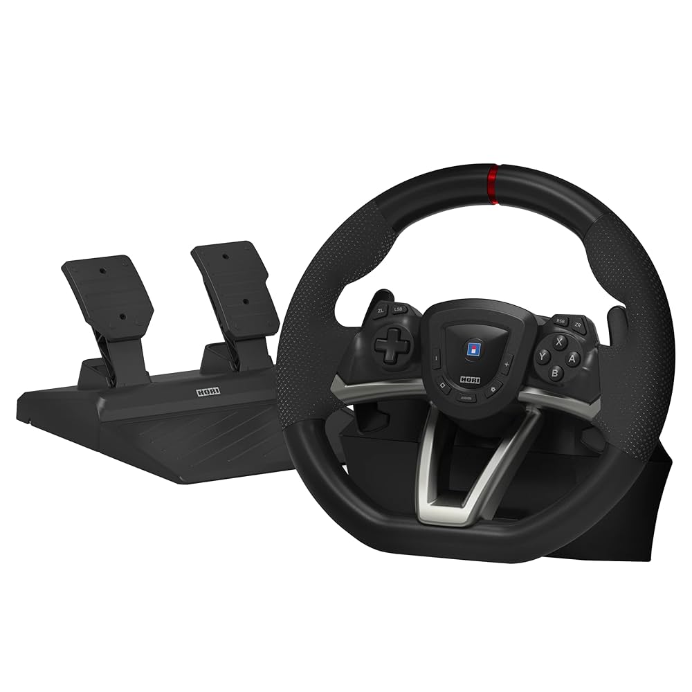 HORI Nintendo Switch Racing Wheel Pro Deluxe Officially Licensed by Nintendo HORI