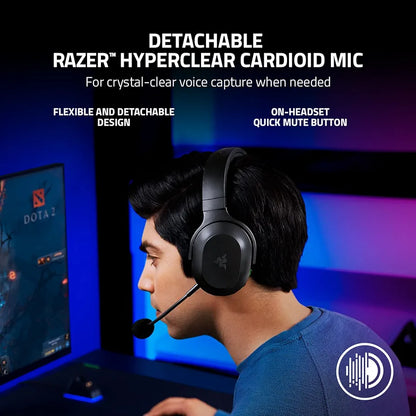 Razer Barracuda X 2.4GHz Wireless + Bluetooth Gaming Headset For Moblie, PC, PlayStation, Switch 2, Android, iOS