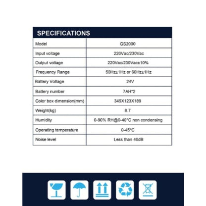 AG High Power UPS 2000va AG POWER