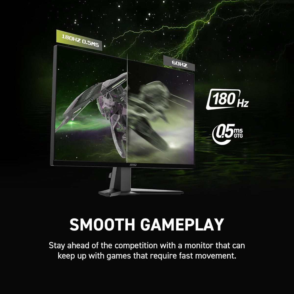 MSI MAG 275F 27" 16:9 Full HD 180Hz IPS LED HDR Gaming Monitor