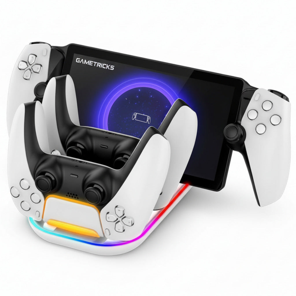 IPEGA RGB Charging Station for PS Portal & PS5 Controllers - PG-P5P03 IPEGA
