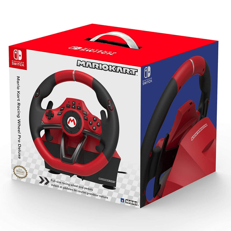 Hori Nintendo Switch Mario Kart Racing Wheel Pro Deluxe - Officially Licensed By Nintendo HORI