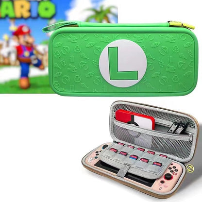 3D Pattern Deluxe Hard Protective Carrying Bag for Nintendo Switch - Luigi IPLAY