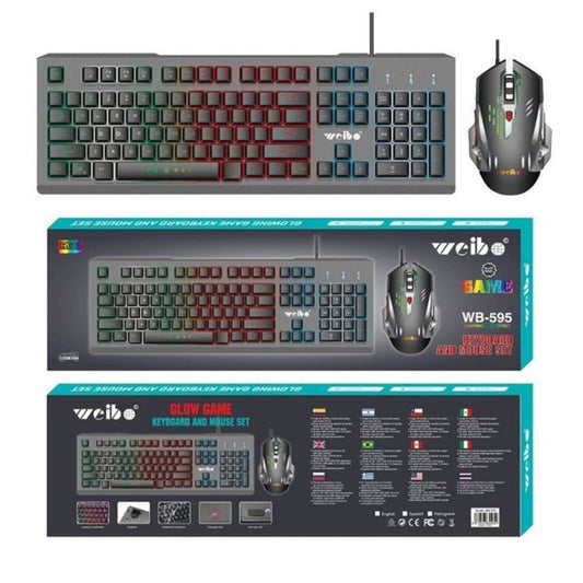 Weibo WB595 Gaming Keyboard & Mouse Set