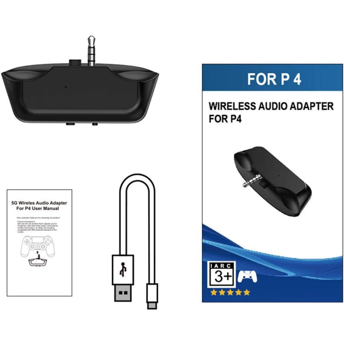 Wireless Audio Adapter with Bluetooth 5.0 For PS4 IPLAY