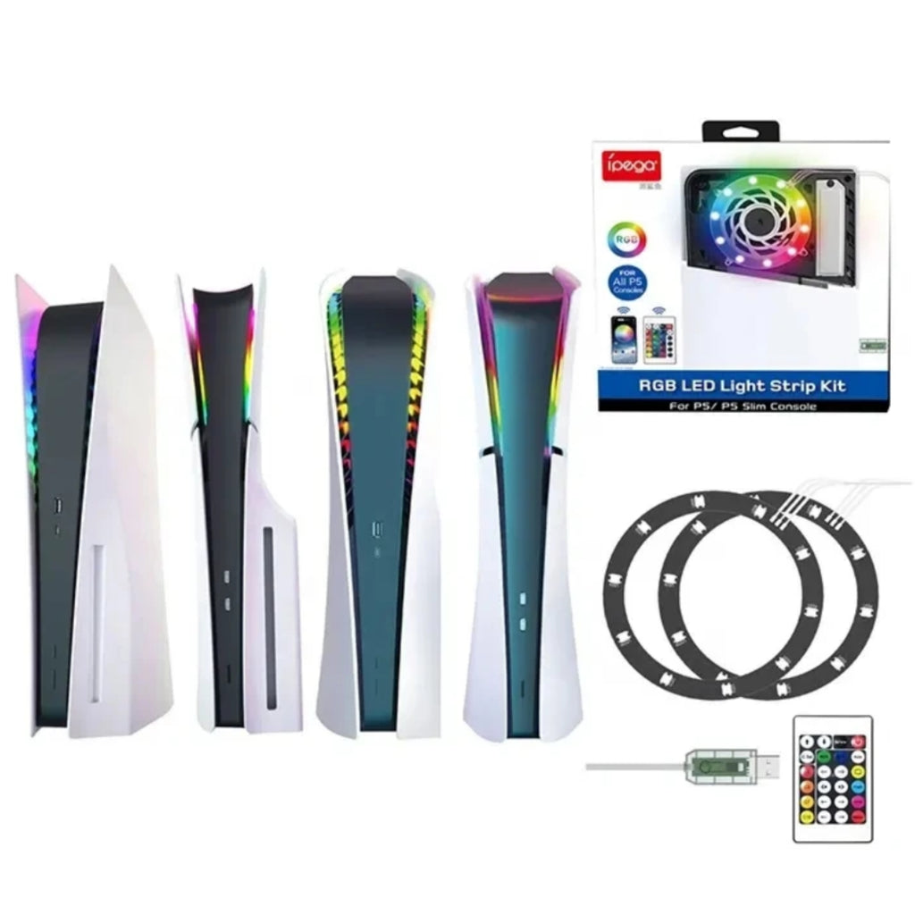 Ipega RGB Colorful App & Remote Control Atmosphere Lights For PS5 & PS5 Slim - PG-P5S038A IPEGA