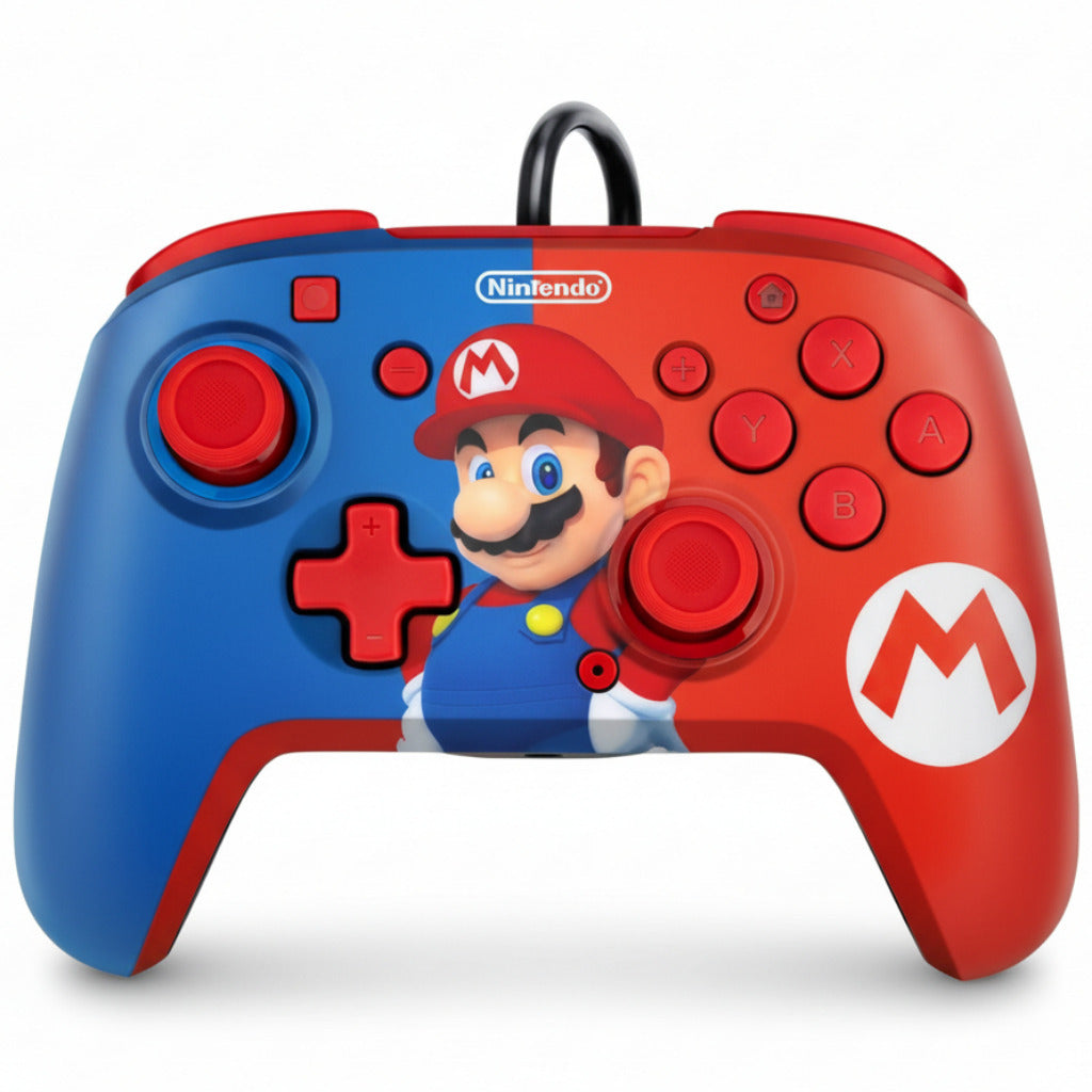 PDP Nintendo Switch Faceoff Deluxe+ Audio Wired Controller - Power Pose Mario PDP
