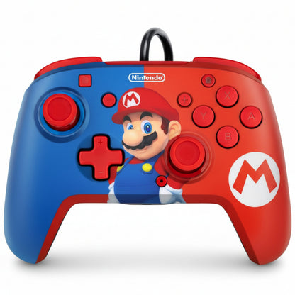 PDP Nintendo Switch Faceoff Deluxe+ Audio Wired Controller - Power Pose Mario PDP