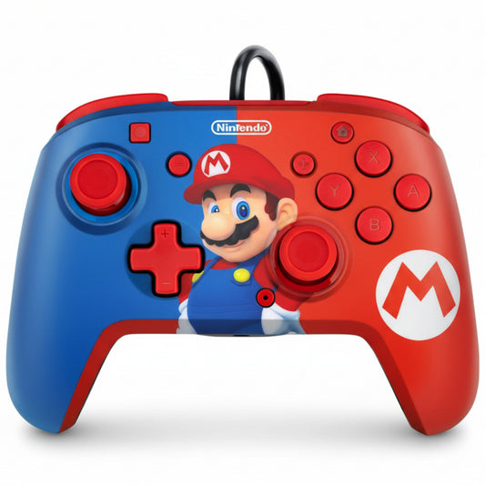 PDP Nintendo Switch Faceoff Deluxe+ Audio Wired Controller - Power Pose Mario PDP