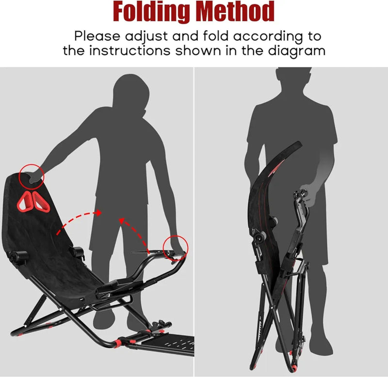 Foldable Racing Simulator, Racing Simulator Cockpit, Racing Seat for all Racing Wheels MIXMASTER