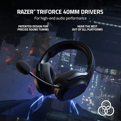 Razer Barracuda X 2.4GHz Wireless + Bluetooth Gaming Headset For Moblie, PC, PlayStation, Switch 2, Android, iOS