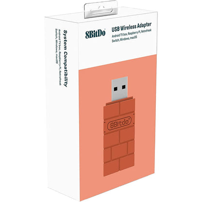 8Bitdo Wireless USB Adapter for Nintendo Switch, Windows PC & MacOS 8Bitdo