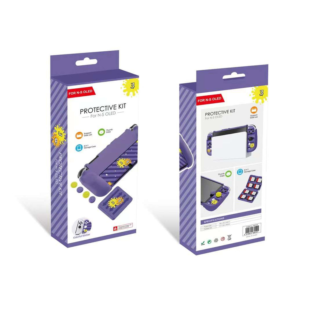 Protective Kit For Nintendo Switch Oled - Splatoon 3 Edition DOBE