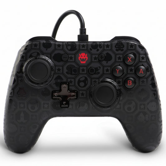 PowerA Super Mario Bros. Bowser Shadow Wired Controller for Nintendo Switch POWERA