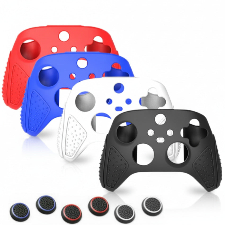 Silicone Anti-Slip Cover with two Thumb Grips For Xbox Series X|S Controllers LUCKY FOX