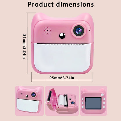 Kids Print Camera 2400W High-Clear Digital Camera With 2.4IPS FETN