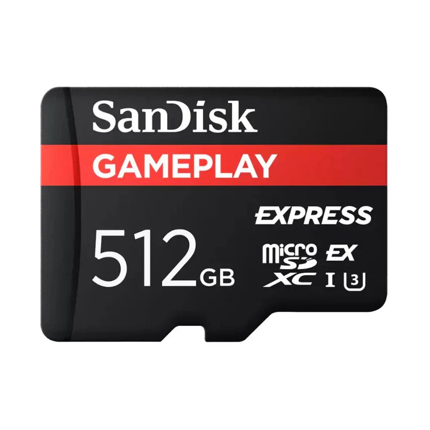 SanDisk GamePlay microSD Express Card - 512GB - gametricks