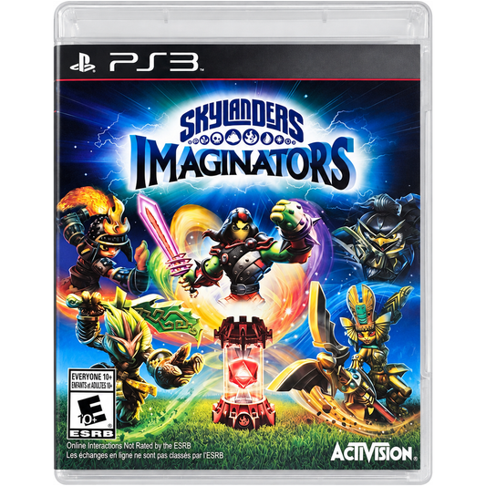 Skylanders Imaginators PS3 front cover on white background