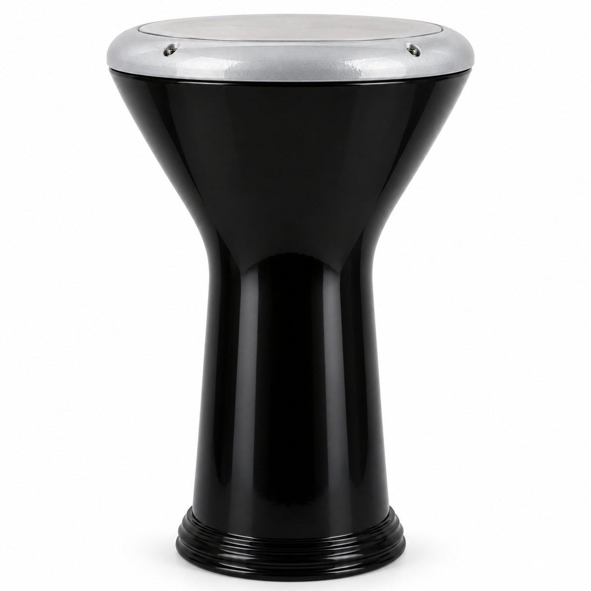 Small metal darbuka for kids 25x16 cm - Black