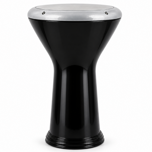 Small metal darbuka for kids 25x16 cm - Black