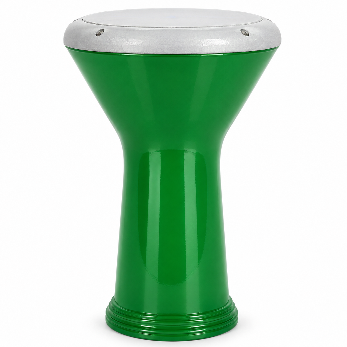 Small metal darbuka for kids 25x16 cm - Green