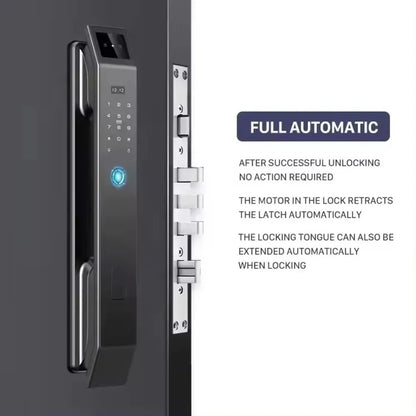 Smart Digital Door Lock D-210 with 3D Face Recognition & Fingerprint Access - gametricks