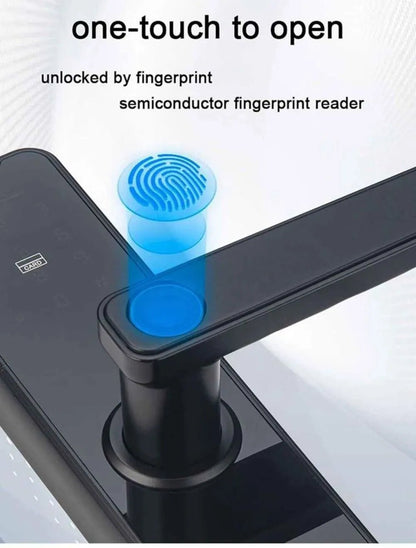 Smart Door Lock D-65 Biometric Fingerprint with Keyless Entry - gametricks