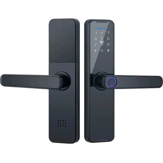 Smart Door Lock D-65 Biometric Fingerprint with Keyless Entry - gametricks