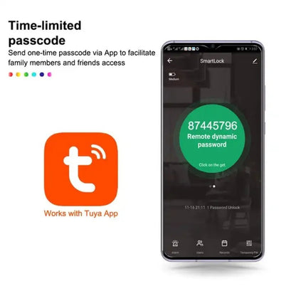 Smart Door Lock D-65 Biometric Fingerprint with Keyless Entry - gametricks