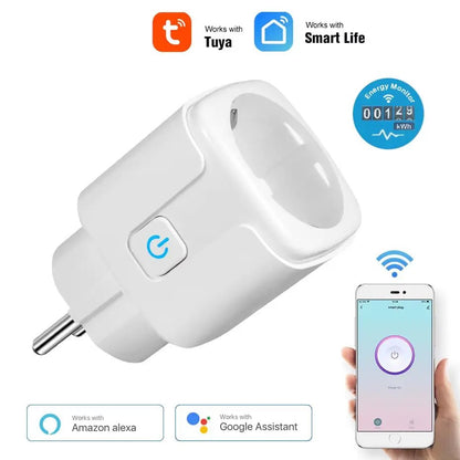 Smart Plug WiFi Socket EU 16A Power Monitor Timing - gametricks