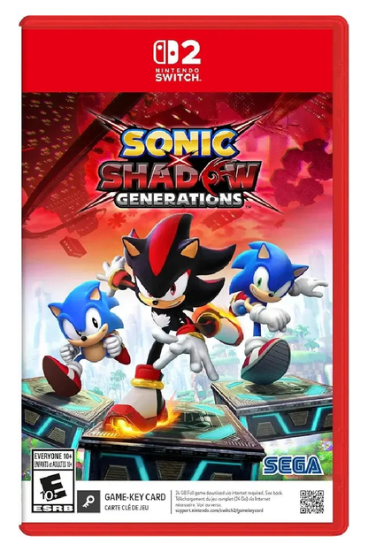 Sonic X Shadow Generations - Nintendo Switch 2 – Nintendo Switch 2 physical game cover, front view