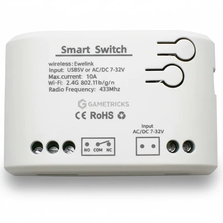 Sonoff 5V–32V DC WiFi Smart Switch – Remote App & Alexa Compatible Relay - gametricks