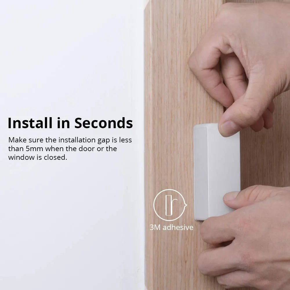 SONOFF DW2 RF Smart Door & Window Sensor – Wireless Home Security Detector - gametricks