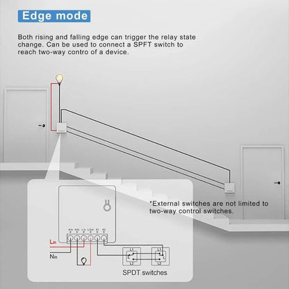 SONOFF MINIR2 Two Way WiFi Smart Switch | Compact Remote Control Relay Module - gametricks