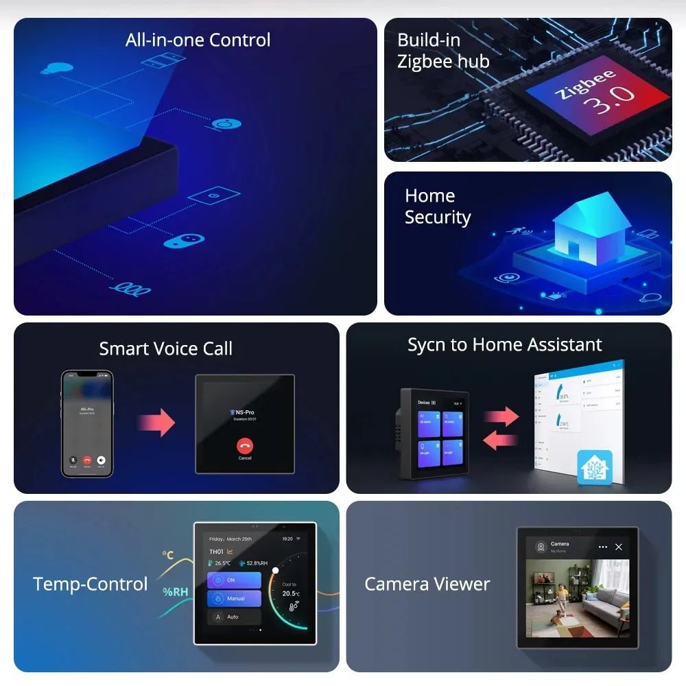 SONOFF NSPanel Pro 85 Type Smart Control Panel – All - in - One Home Automation Display - gametricks