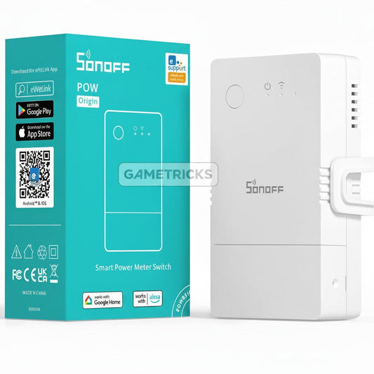 SONOFF POWR316 Origin 16A WiFi Smart Power Meter Switch Universal DIY Module for Smart Home - gametricks