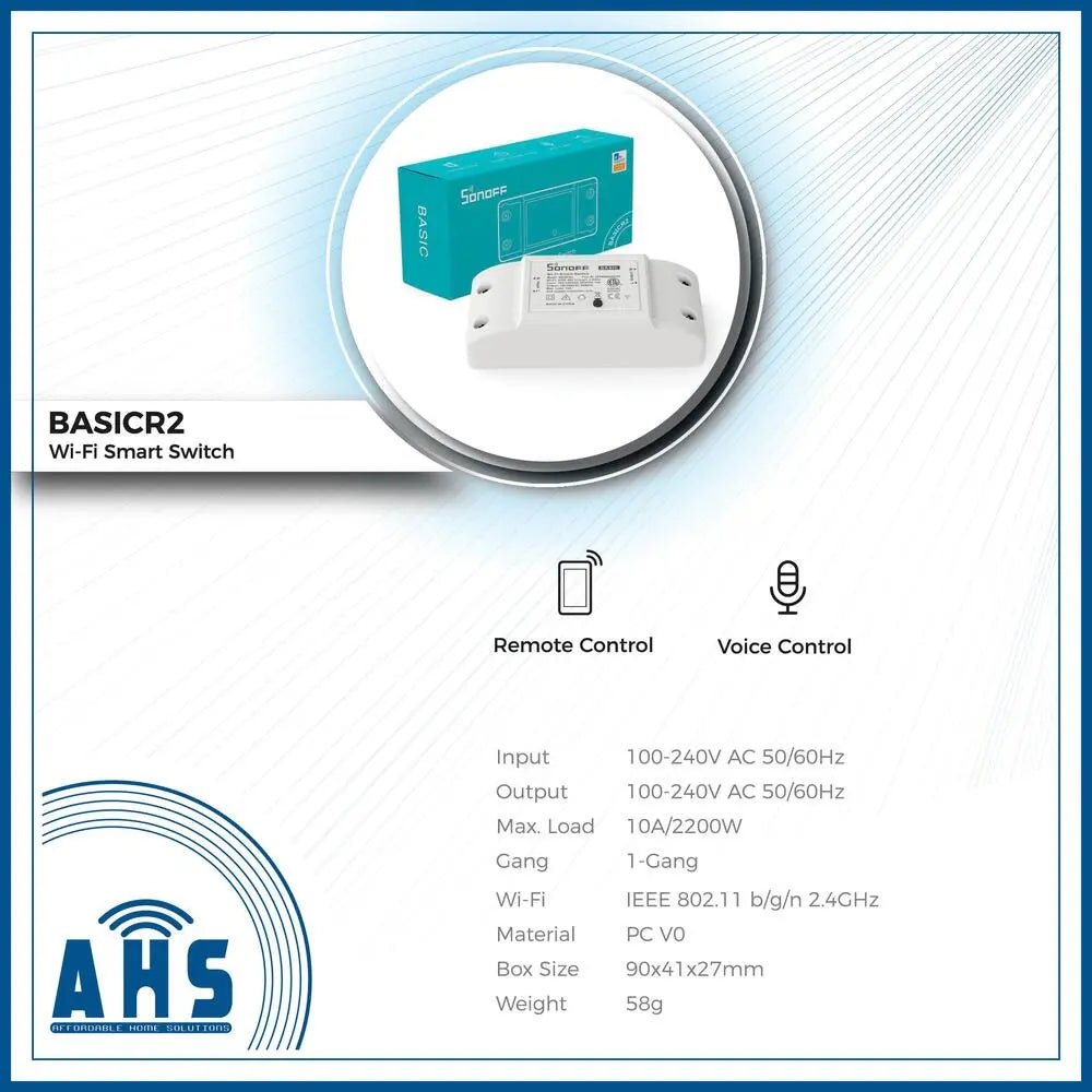 SONOFF R2 WiFi Wireless Smart Switch - gametricks