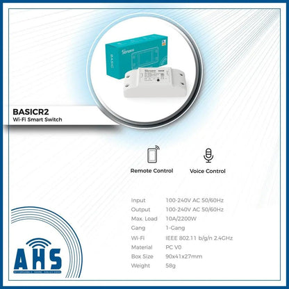 SONOFF R2 WiFi Wireless Smart Switch - gametricks