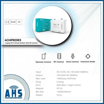 SONOFF R2 WiFi Wireless Smart Switch - gametricks