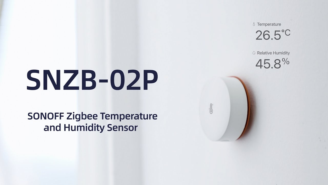 SONOFF SNZB-02P Zigbee Temperature & Humidity Sensor – Smart Home Climate Control - gametricks