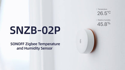 SONOFF SNZB-02P Zigbee Temperature & Humidity Sensor – Smart Home Climate Control - gametricks