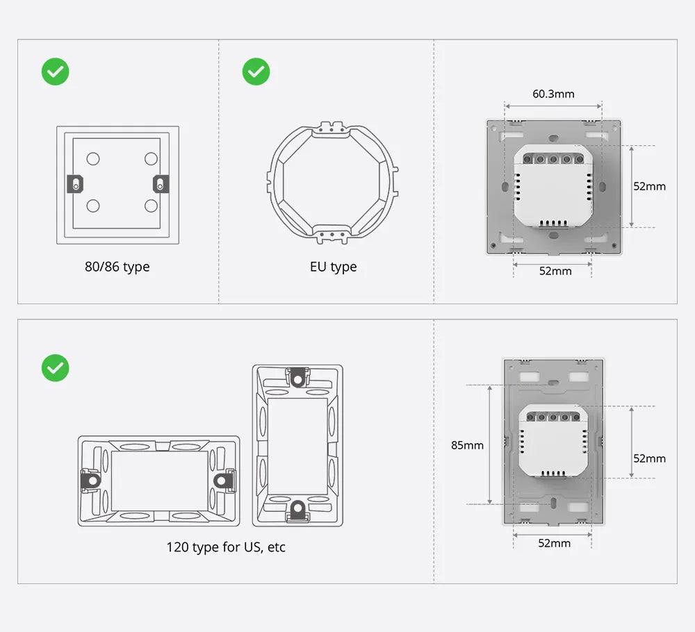 SONOFF SwitchMan Smart Wall Switch M5 Gang - gametricks