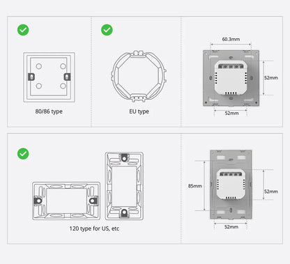 SONOFF SwitchMan Smart Wall Switch M5 Gang - gametricks