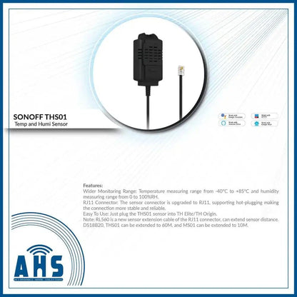 SONOFF Temp and Humidity Sensor THS01 - gametricks