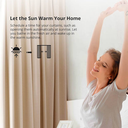 SONOFF ZBCURTAIN Zigbee Smart Curtain Motor | Electric Curtain & Blind Automation - gametricks