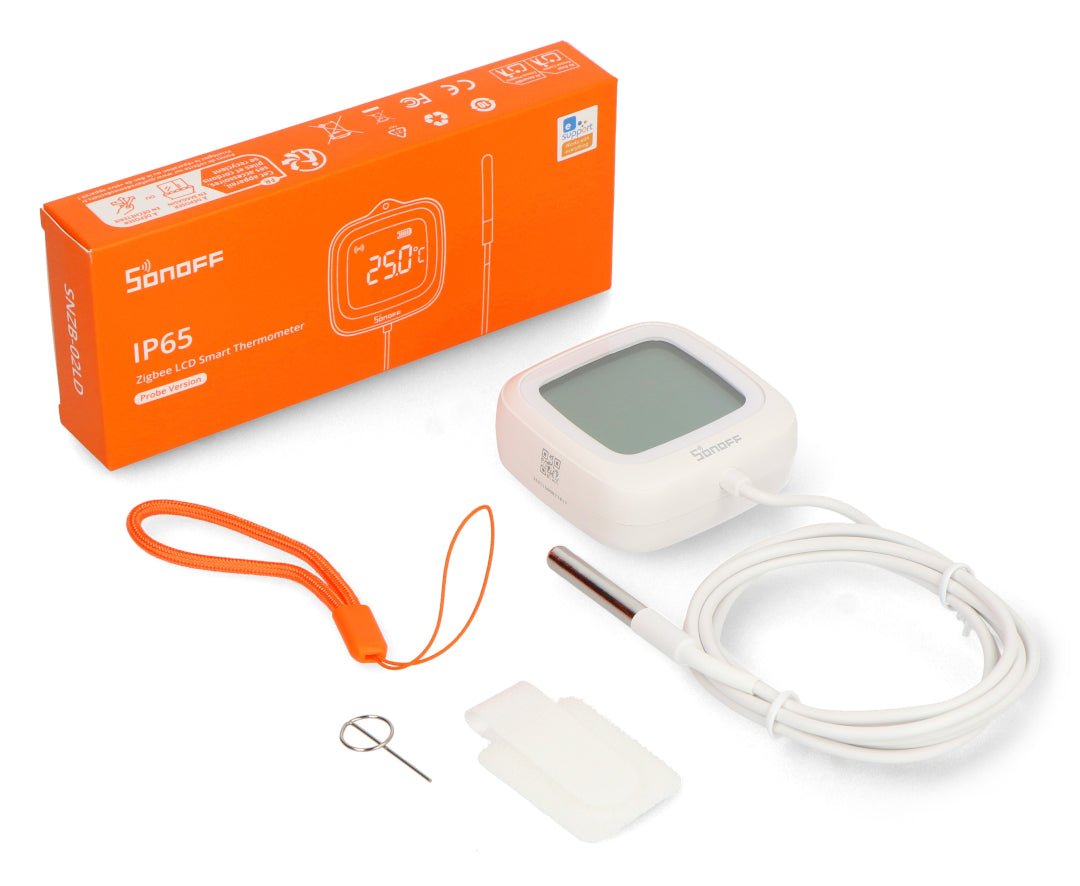 SONOFF Zigbee LCD Smart Temperature Humidity Sensor SNZB-02LD - gametricks