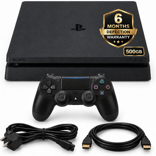 Sony PlayStation 4 PS4 Slim 500GB used mint condition console with one controller and 6-month warranty