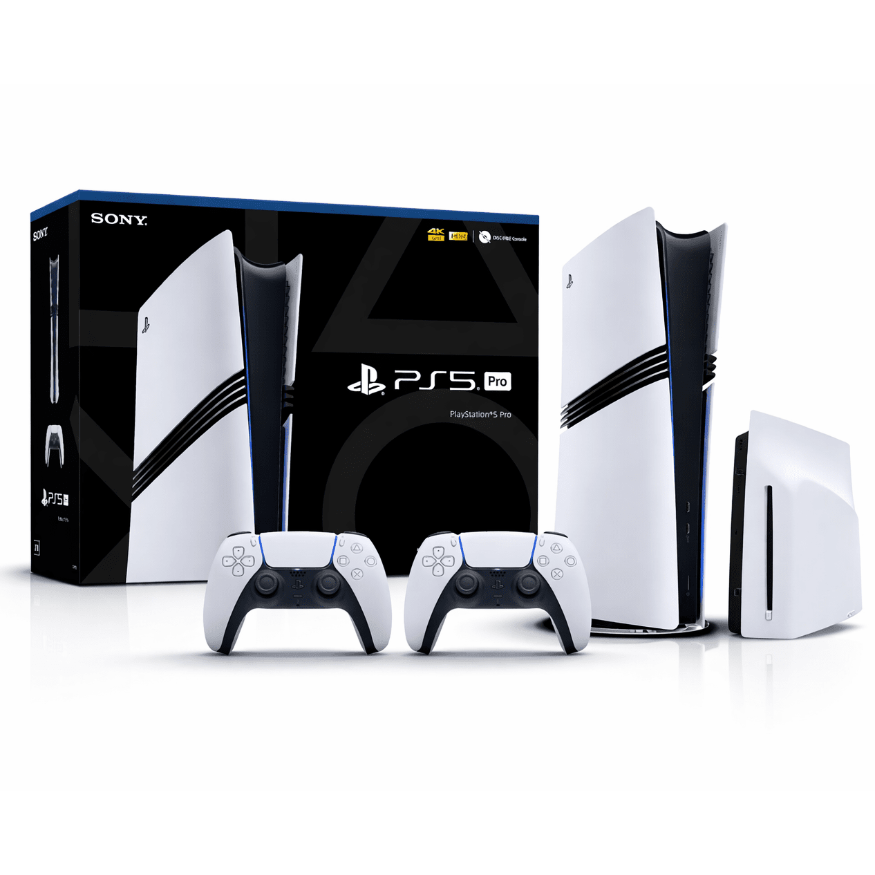 Sony PS5 PRO 2TB Disk edition with two controllers and warranty - gametricks